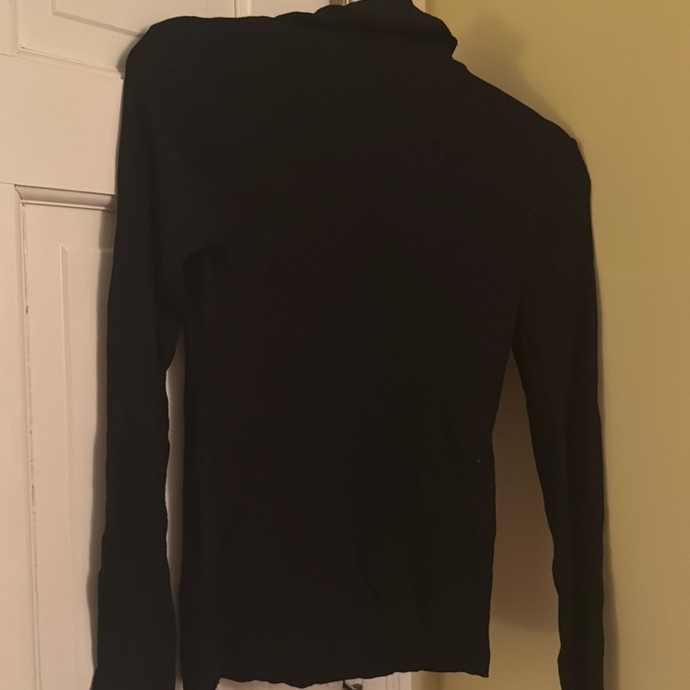 Black turtle neck